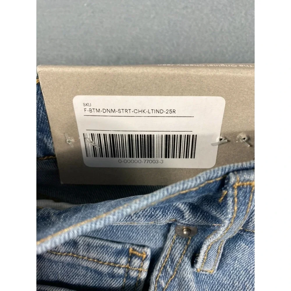 NWT Everlane The Original Cheeky Jeans Women Sz 25 Organic Cotton High Rise